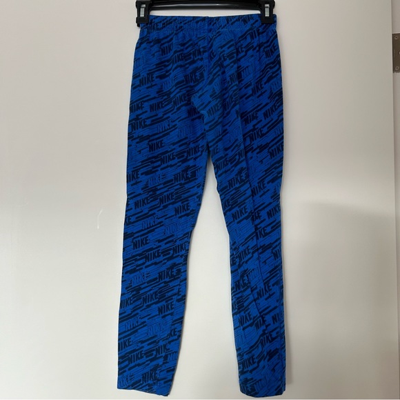 Nike Girls Logo Print Leggings - Picture 8 of 12